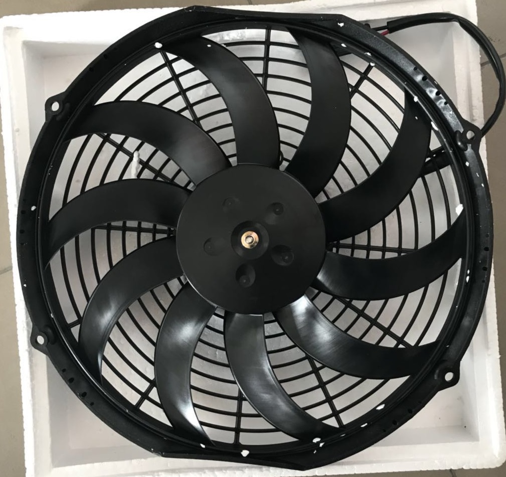 12V 12inch 305mm Brushed DC Condenser Fan Sunlight Motor