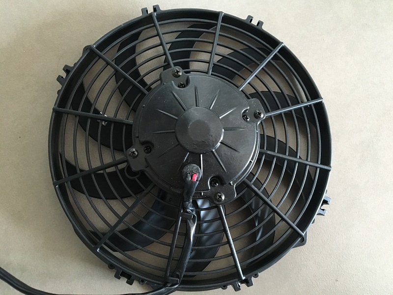12V 10inch 268mm Brushed DC Condenser Fan pull High Speed replace Spal
